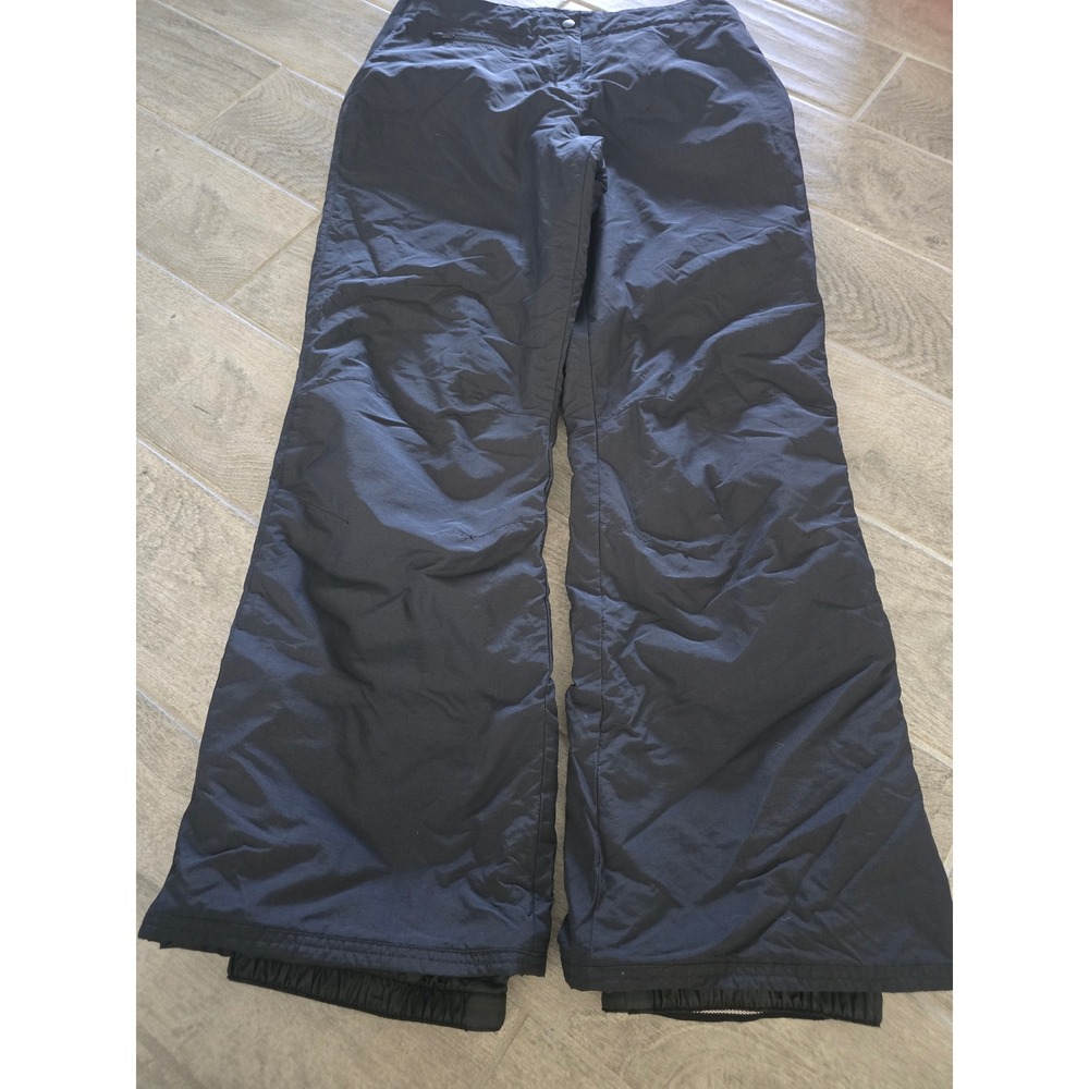 Obermeyer Women Black Insulated Ski Snow Pants Size 12 Winter